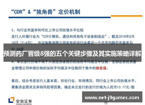 预测药厂晋级8强的五个关键步骤及其实施策略详解